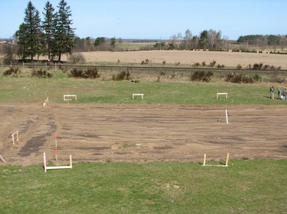 teren wyznaczony pod budowę centrum kultury